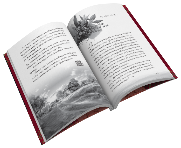 Widok otwartej książki