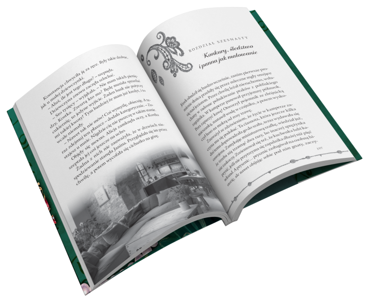 Widok otwartej książki