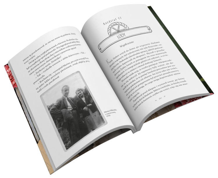 Widok otwartej książki