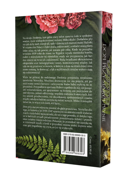 Tył okładki książki, tekst promocyjny książki, kod kreskowy, numer ISBN