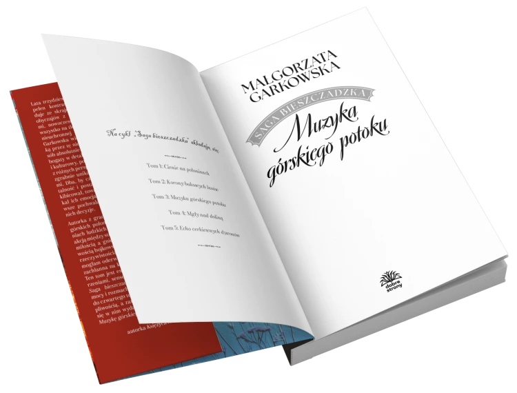 Widok otwartej książki