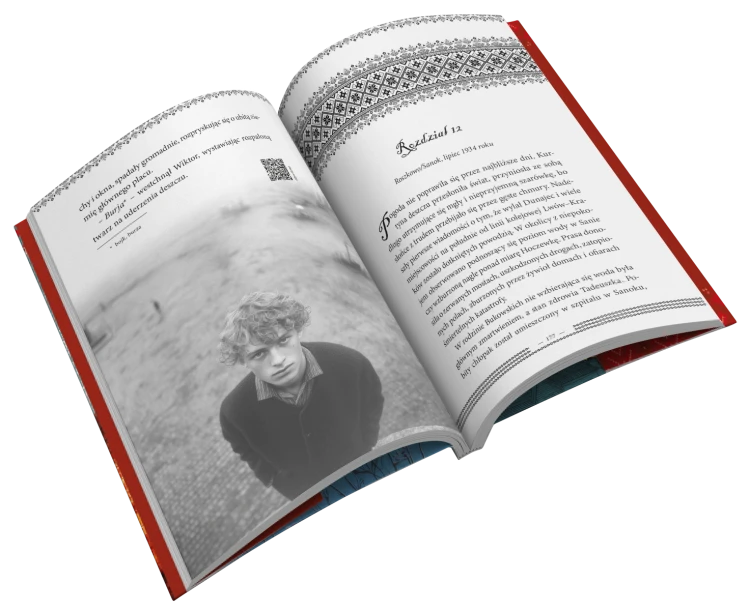 Widok otwartej książki