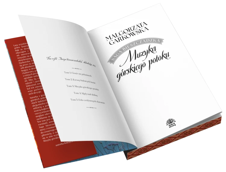 Widok otwartej książki