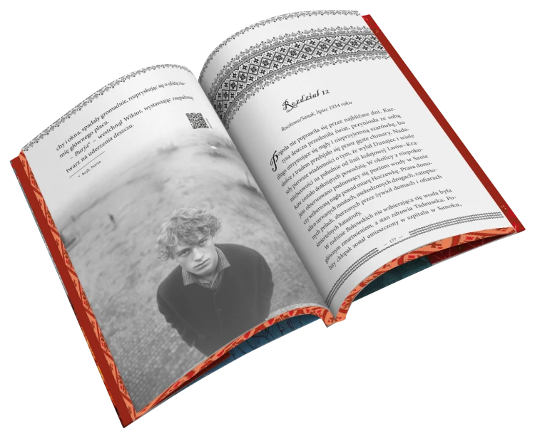 Widok otwartej książki