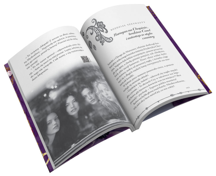 Widok otwartej książki