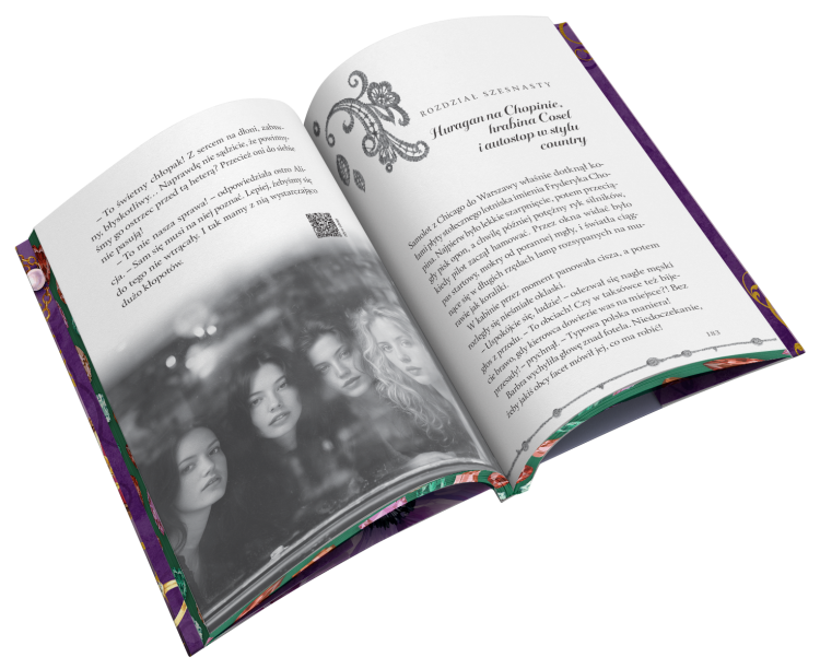 Widok otwartej książki