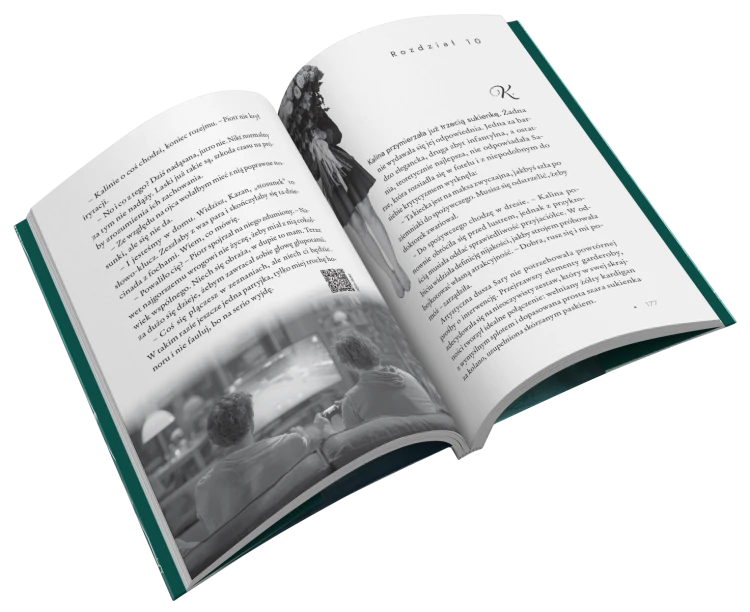 Widok otwartej książki