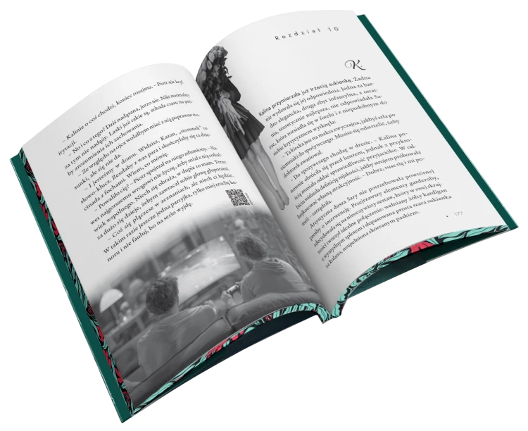 Widok otwartej książki