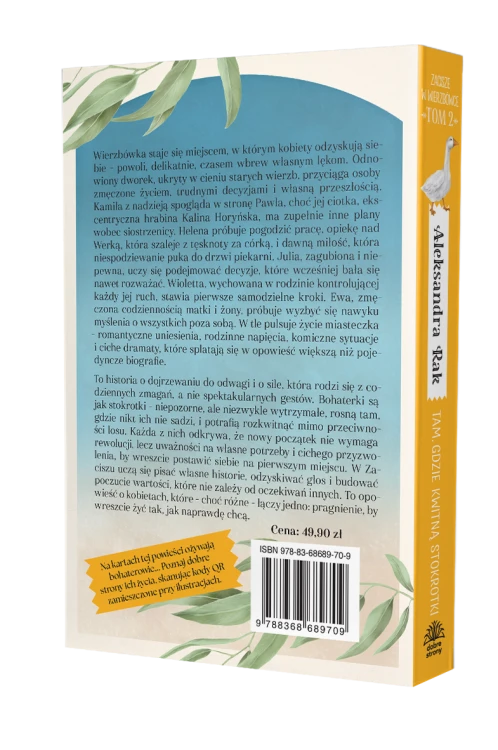 Tył okładki książki, tekst promocyjny książki, kod kreskowy, numer ISBN